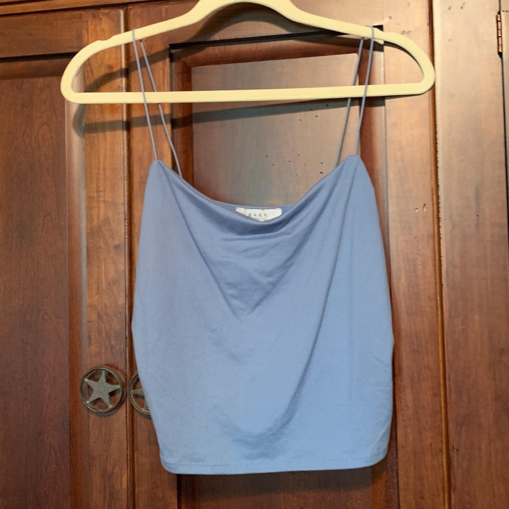 Blue Gaze Crop Top